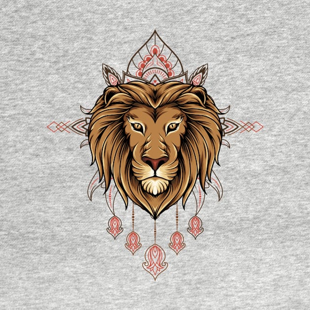 Lion Mandala by JagatKreasi